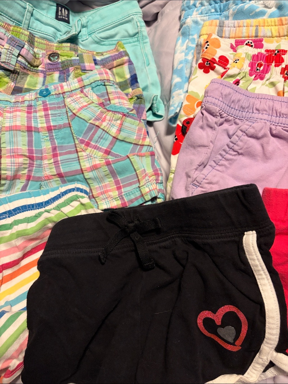 Girls' shorts Lot size 5